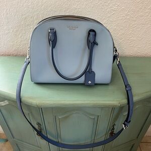 EUC Kate Spade blue satchel bag